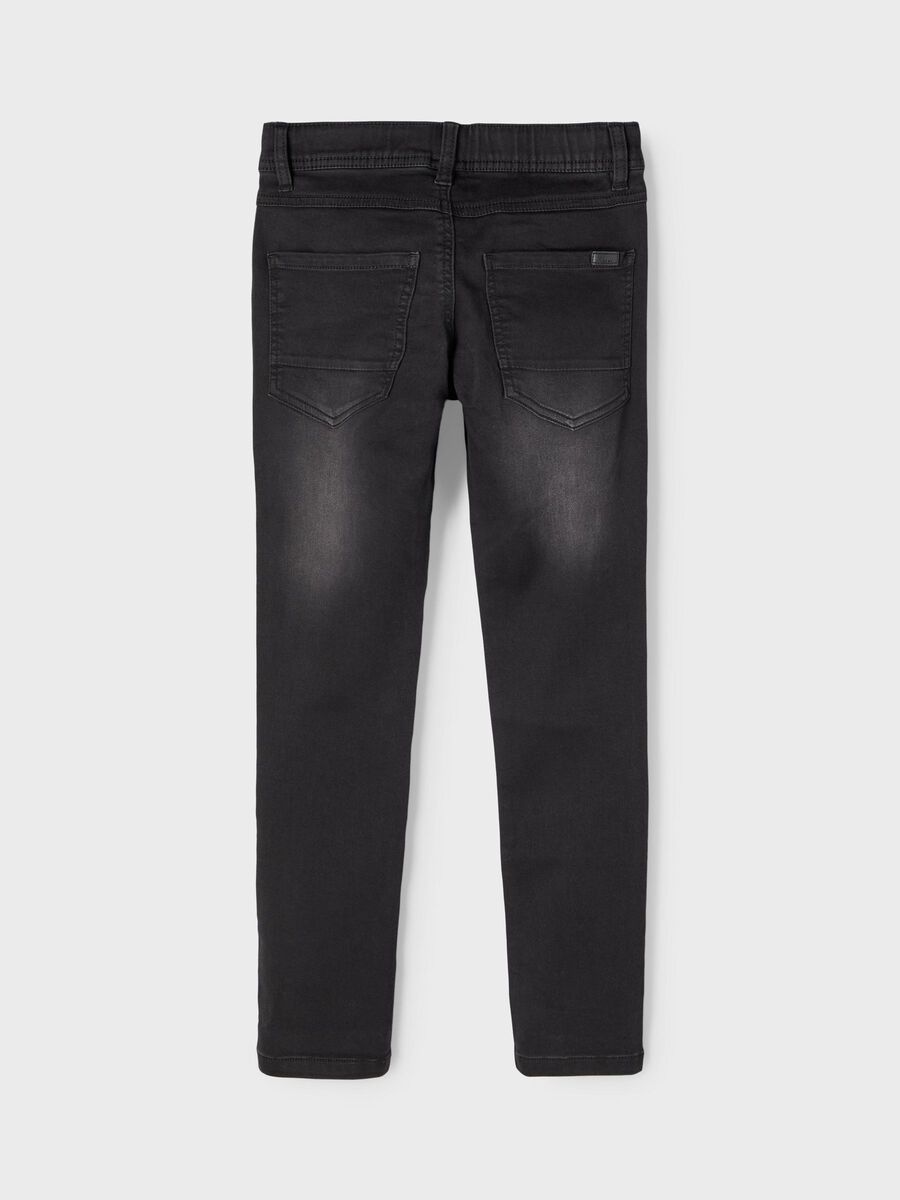 Jogger Jeans Mini Boys Black Denim