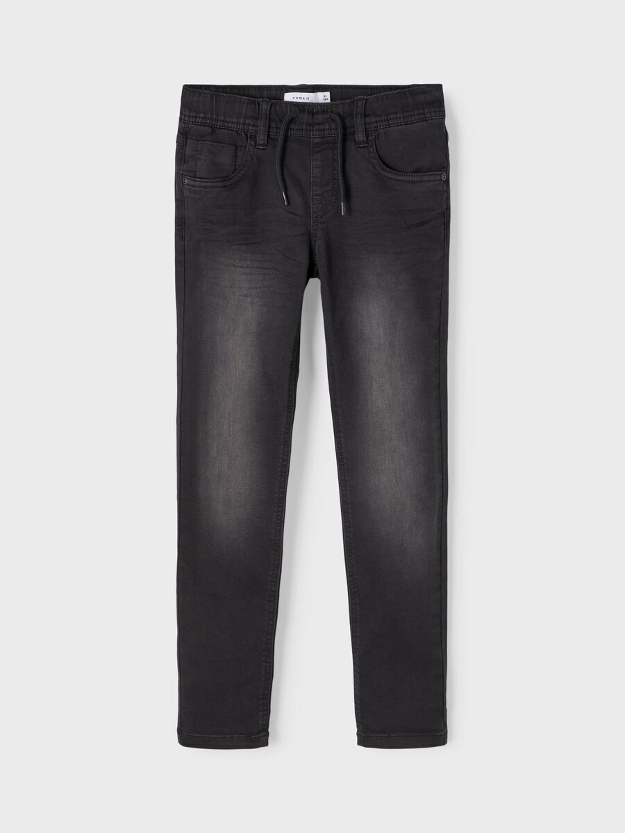 Jogger Jeans Mini Boys Black Denim