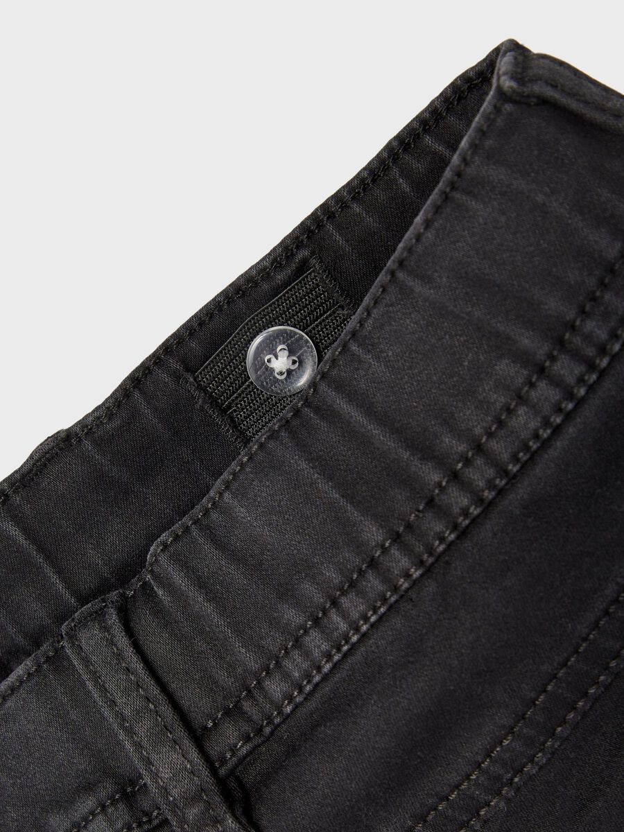 Jogger Jeans Mini Boys Black Denim