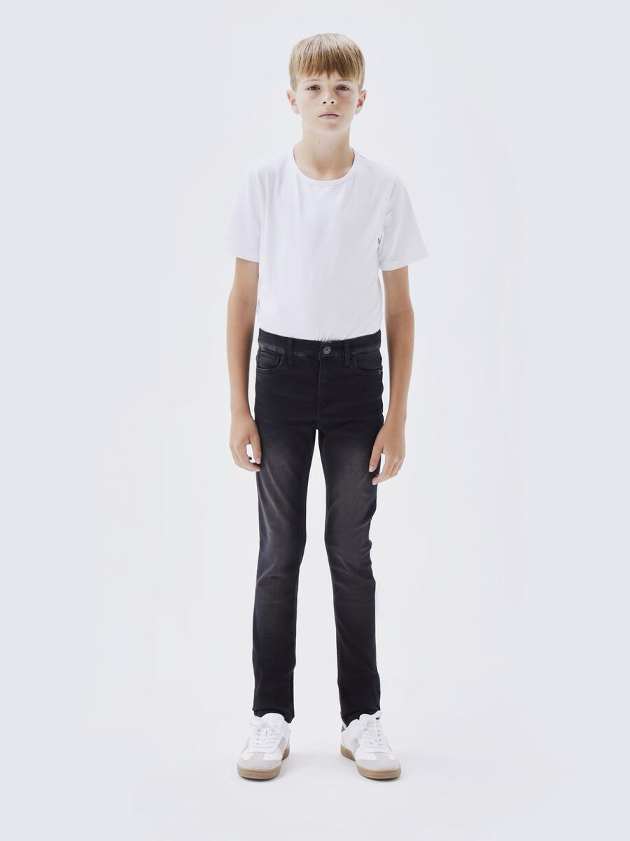 X-Slim Jeans Kids Boys black classic