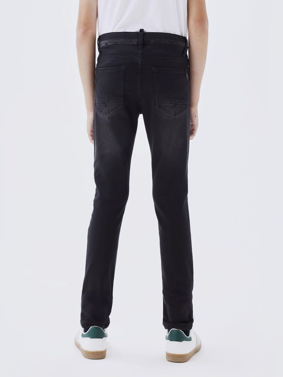 X-Slim Jeans Kids Boys black classic
