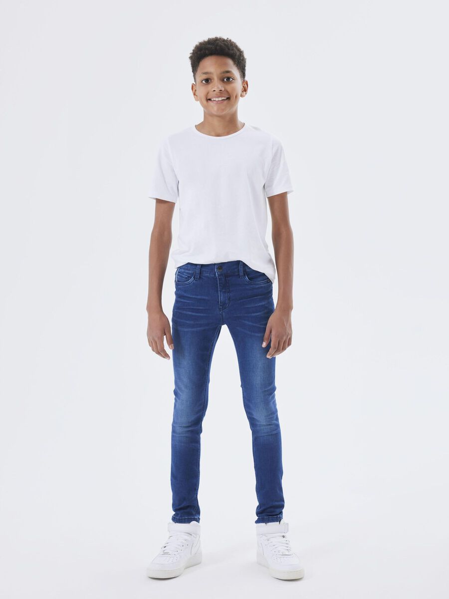 X-Slim Jeans 1507 Kids Boys dark blue classic