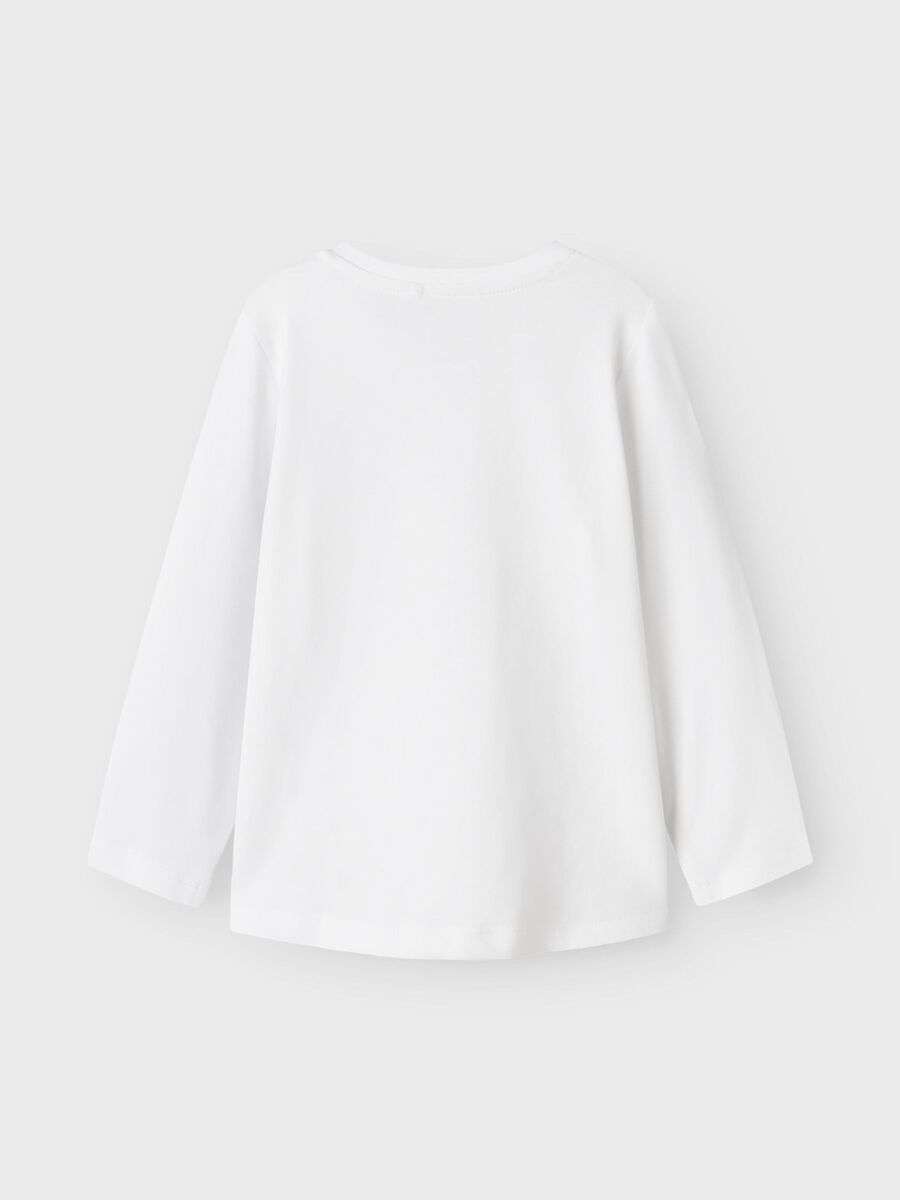 Longsleeve Mini Girls weiß Tanzhasen