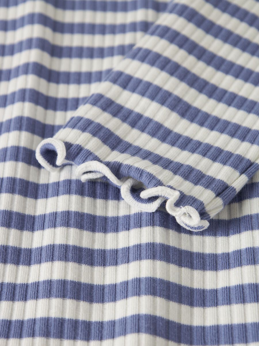 Longsleeve Kids Girls blau-weiß gestreift