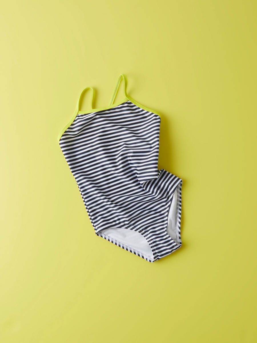 Badeanzug Streifen Kids
