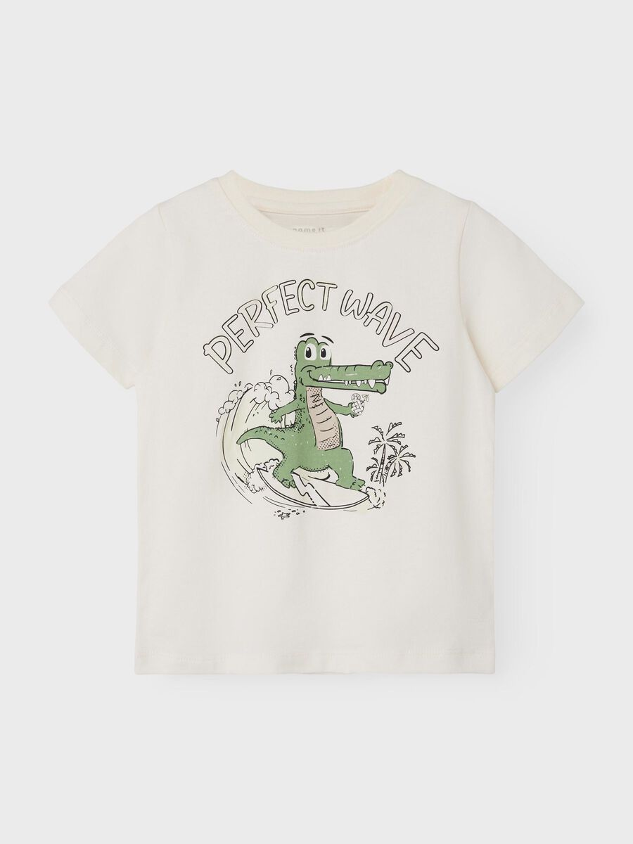 T-Shirt Sun weiß Mini Boys