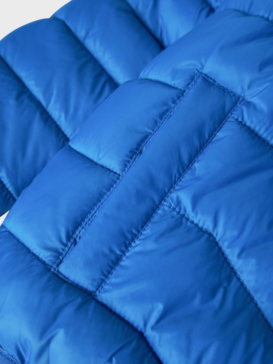 stahlblaue Jacke Mini Boys