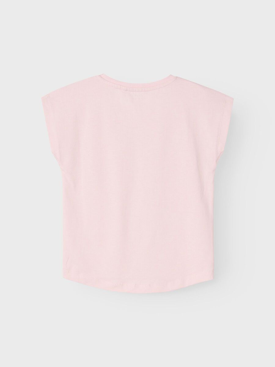T-Shirt Giraffe rosa Mini Girls