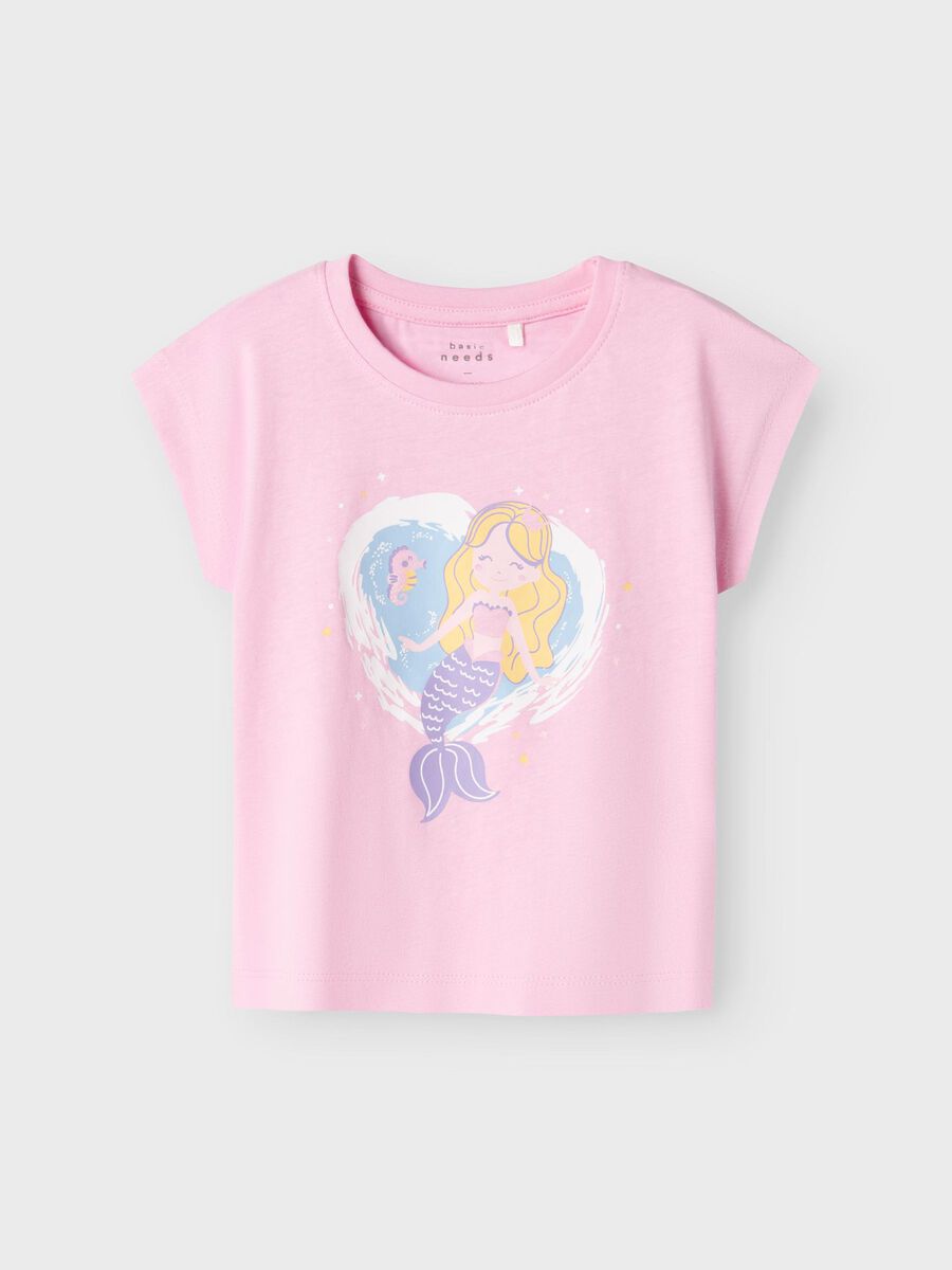 Shirt Capsleeve rosa Mini Girls