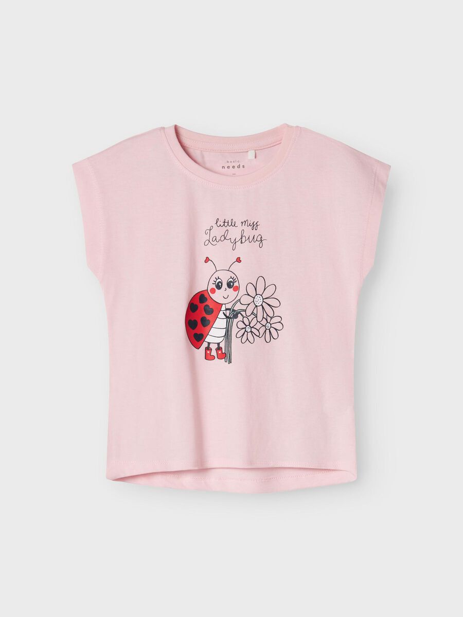 T-Shirt Capsleeve Marienkäfer Mini Girls
