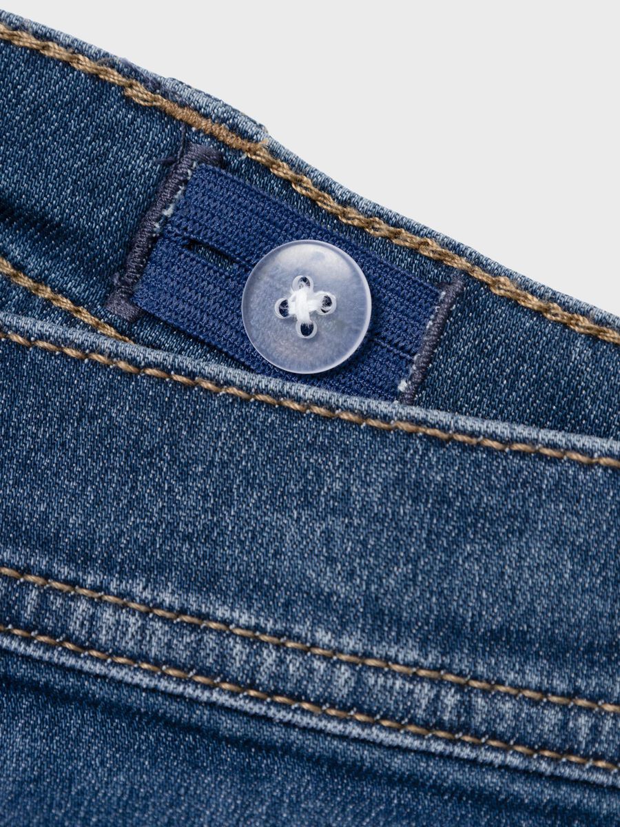 Jeans Wide 4263 Kids Girls Medium Blue