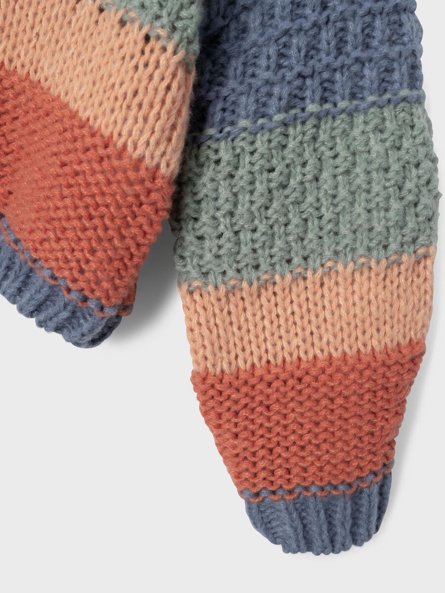 Strickpullover Kids Girls bunt kurz