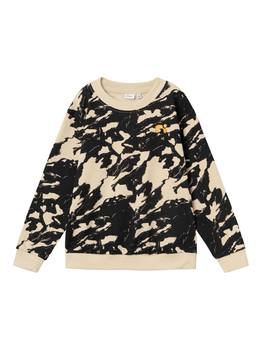 Sweatshirt Kids Boys schwarz-beige