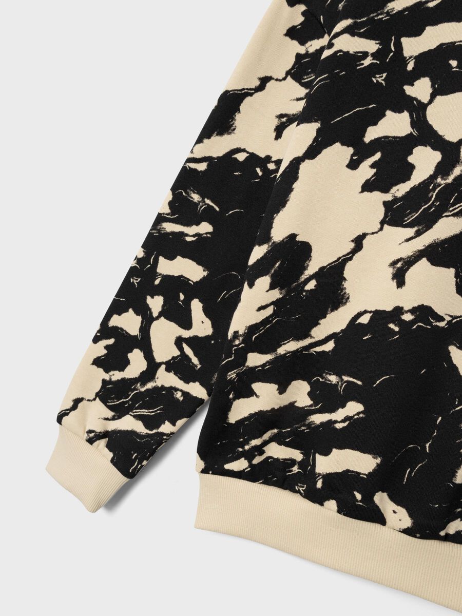 Sweatshirt Kids Boys schwarz-beige
