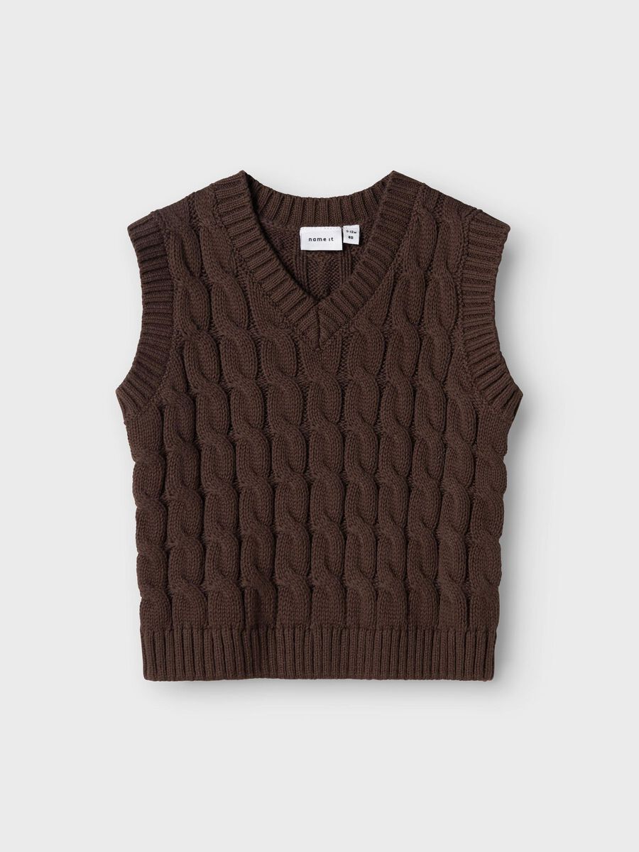 Pullunder Mini Boys braun