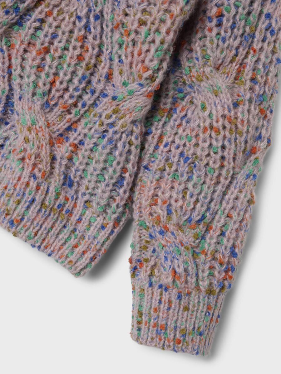 Strickpullover Kids Girls lila/bunt