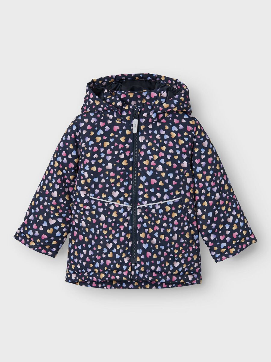 Winterjacke Herzen Mini Girls