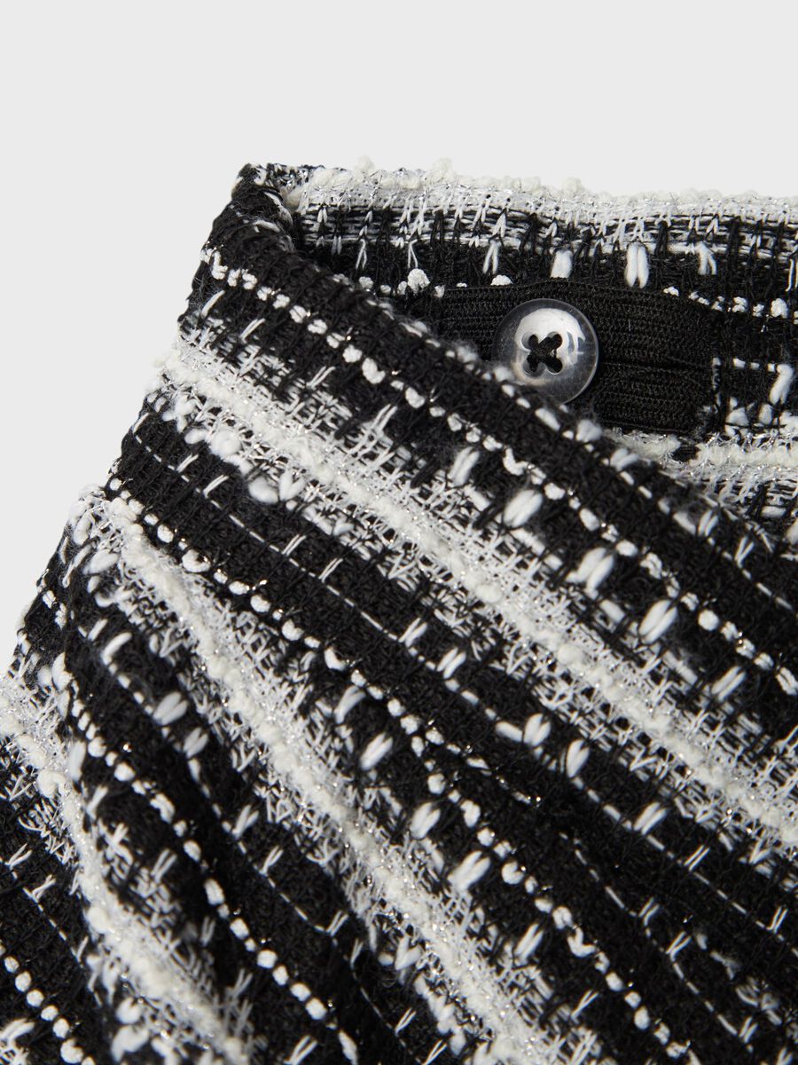 Shorts Kids Girls schwarz-weiß