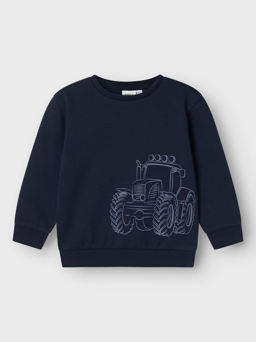 Sweatshirt Mini Boys blau Traktor