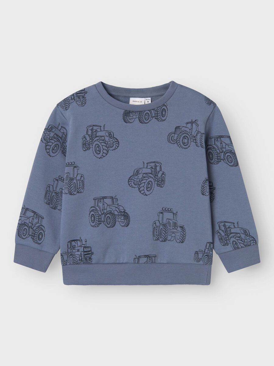 Sweatshirt Mini Boys blau Traktoren