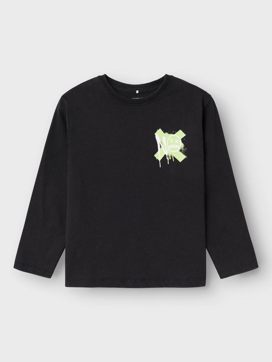 Kids Boys LS black neon