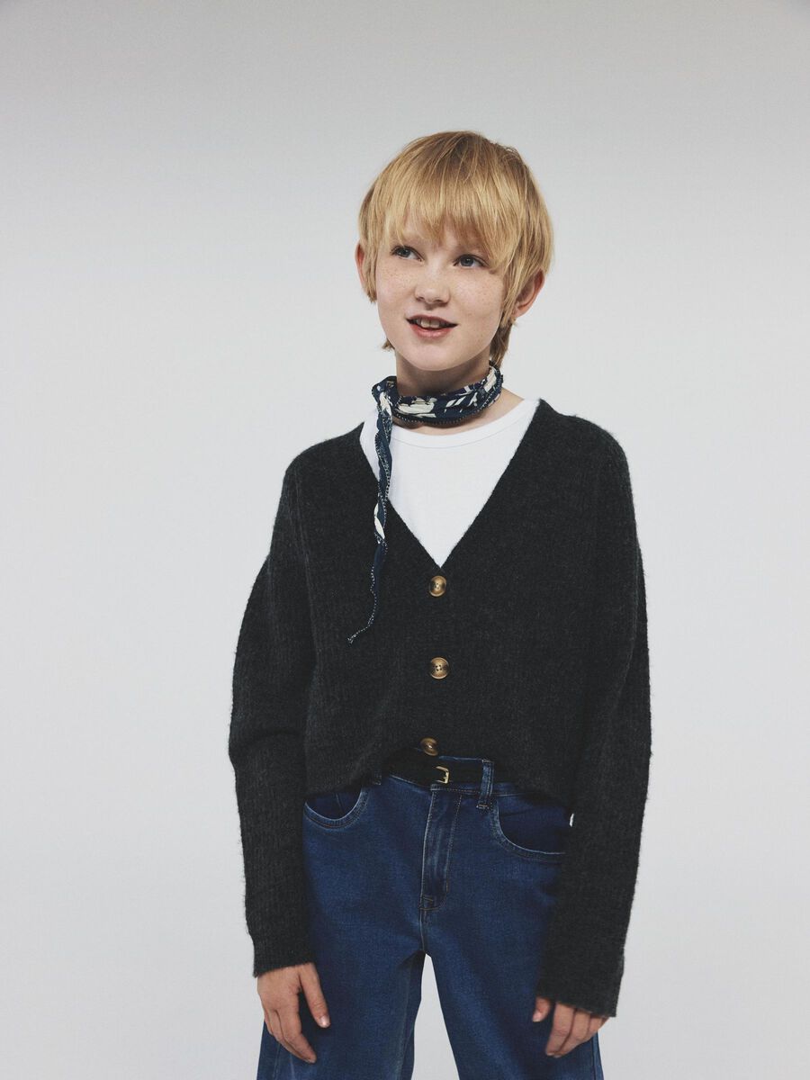Strickjacke Kids Girls dark grey