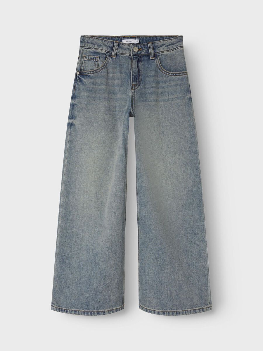 Kids Girls Skater Jeans 3111 Wide Vintage