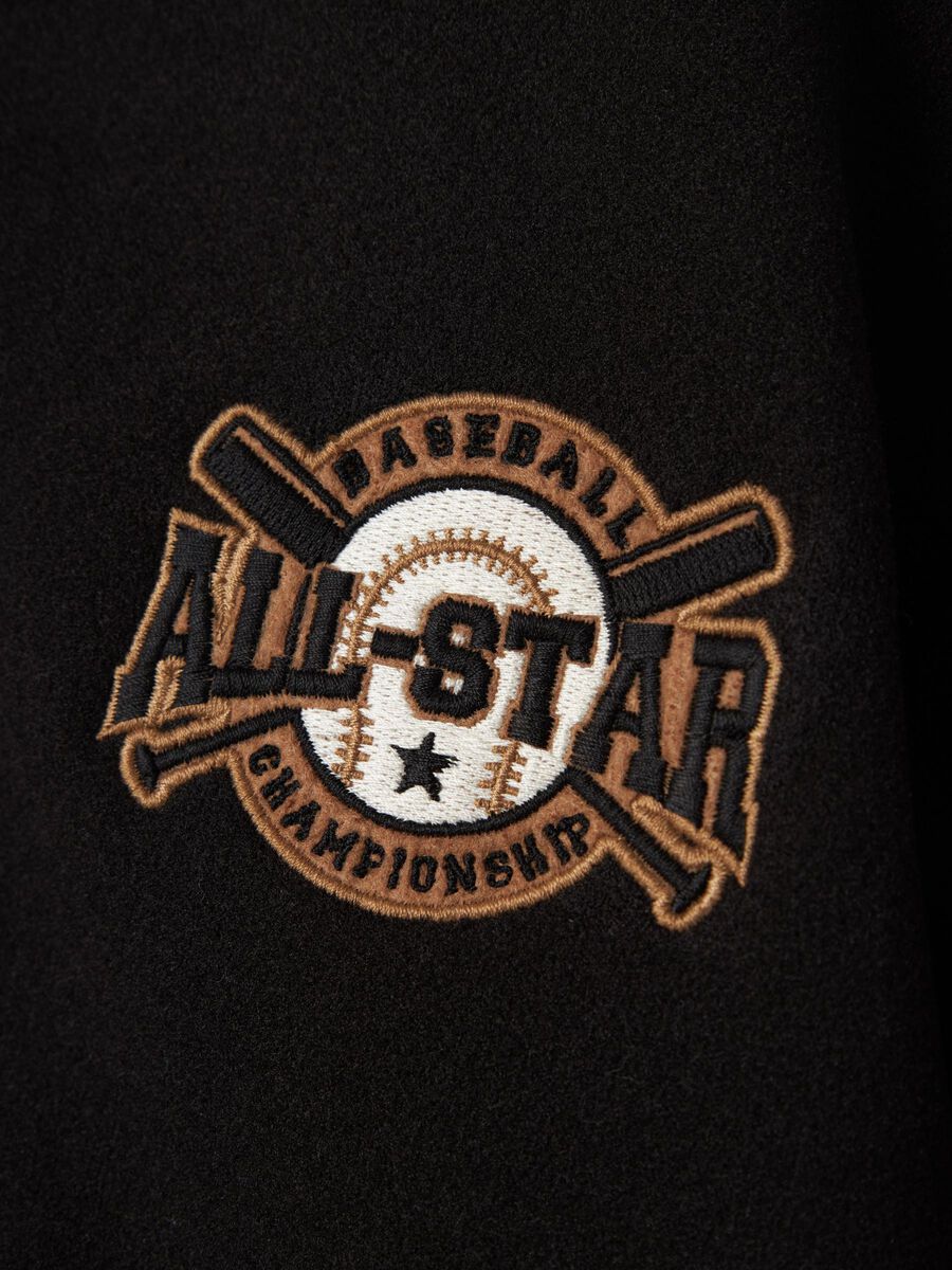 Baseballjacke Kids Boys black