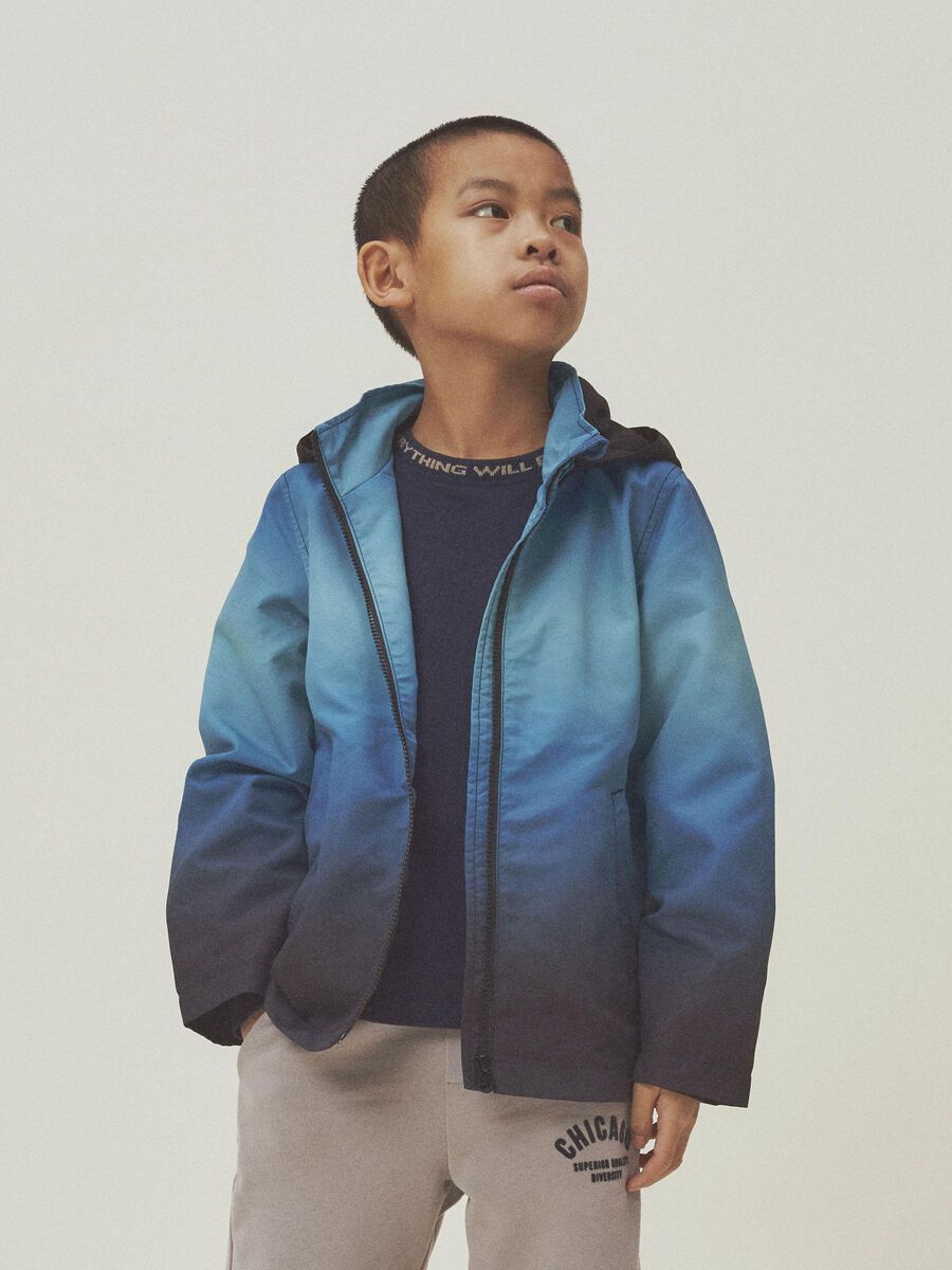 Jacke Kids Boys petrol-schwarz