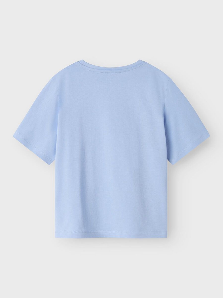 T-Shirt Kids Girls blau Hund