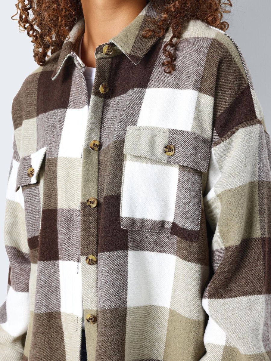 Flanellhemd braun Woman