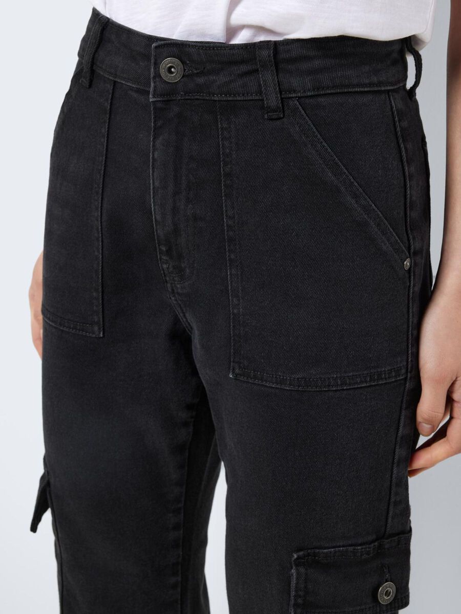 Jeans Cargo black Woman