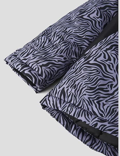 Winterjacke Kids Girls lila-schwarz