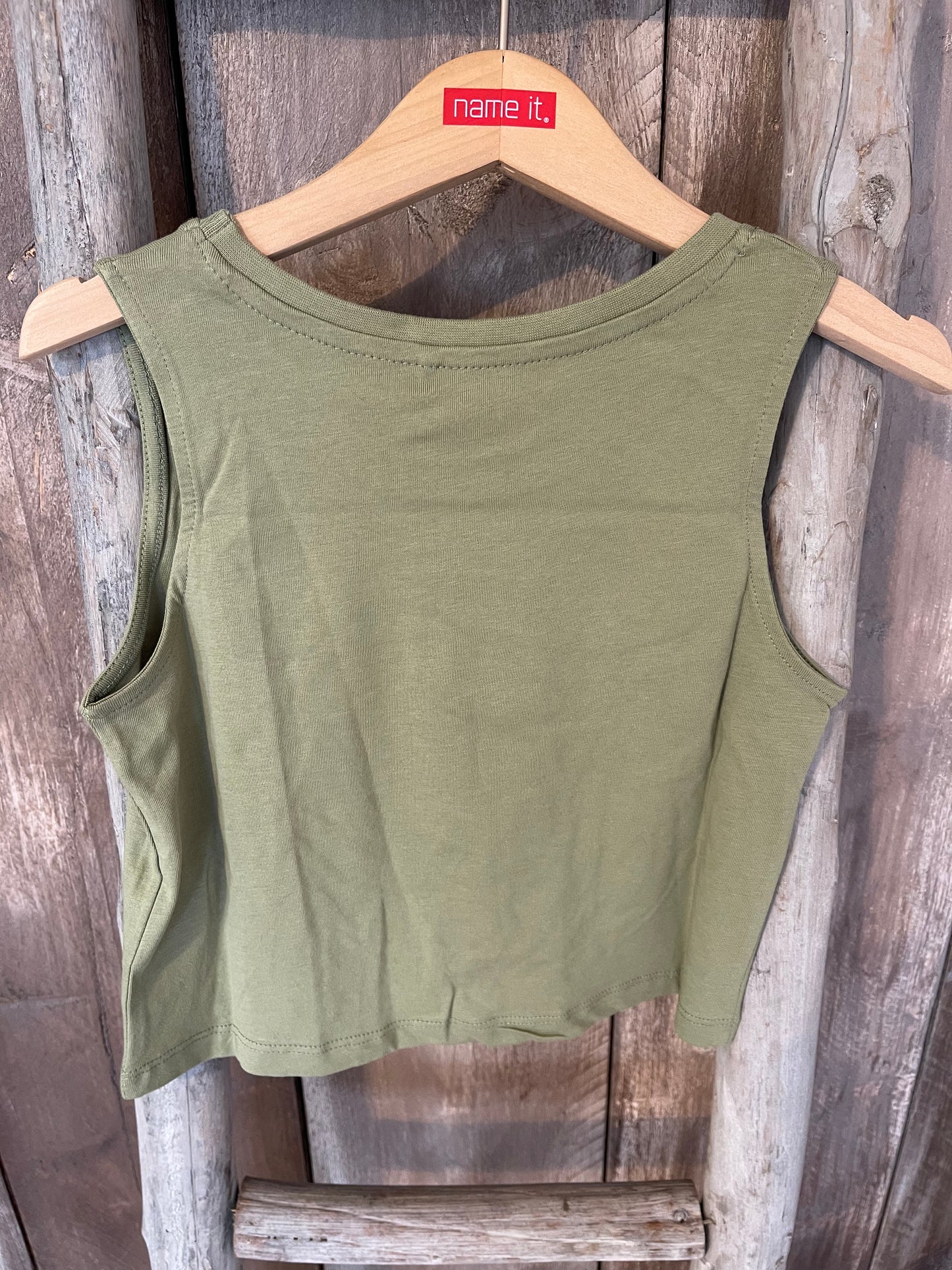 Tank Top Knoten grün Kids Girls