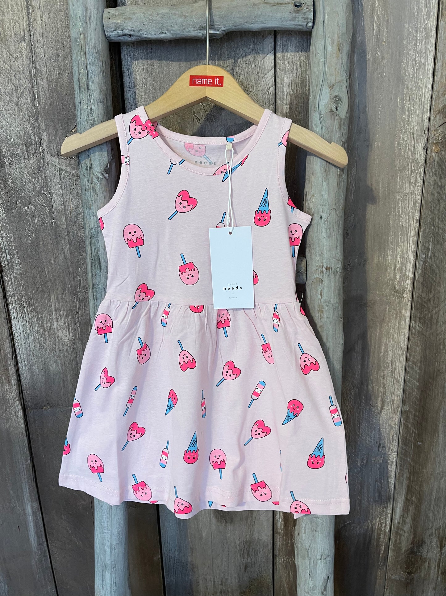 Kleid rosa Eis Mini Girls