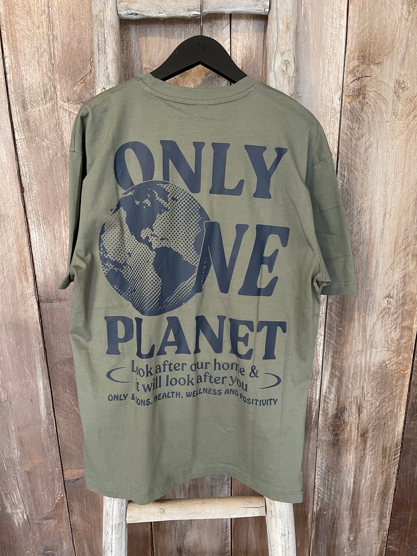 T-Shirt World Grau Man