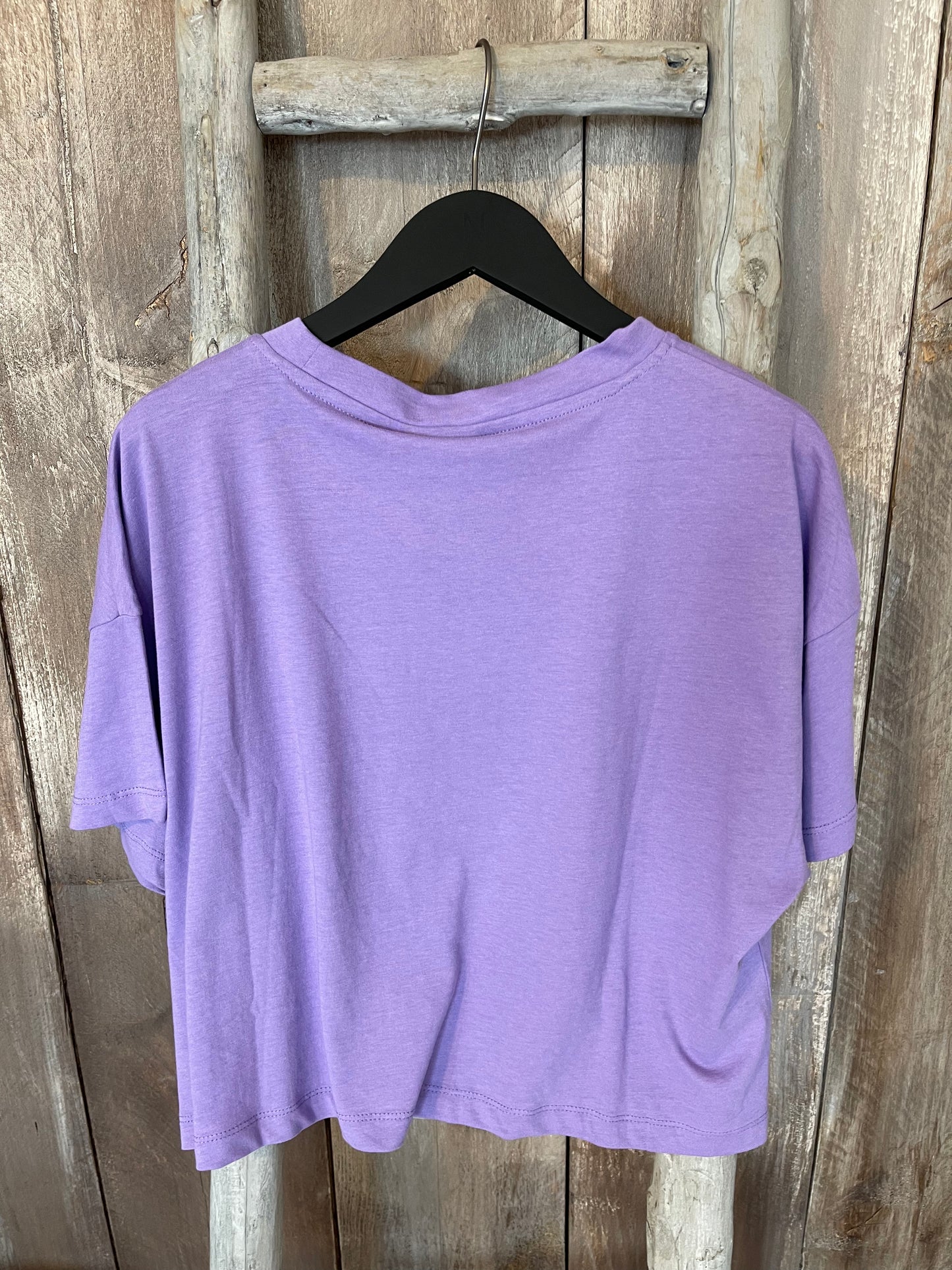 Kurzshirt lila Love Woman