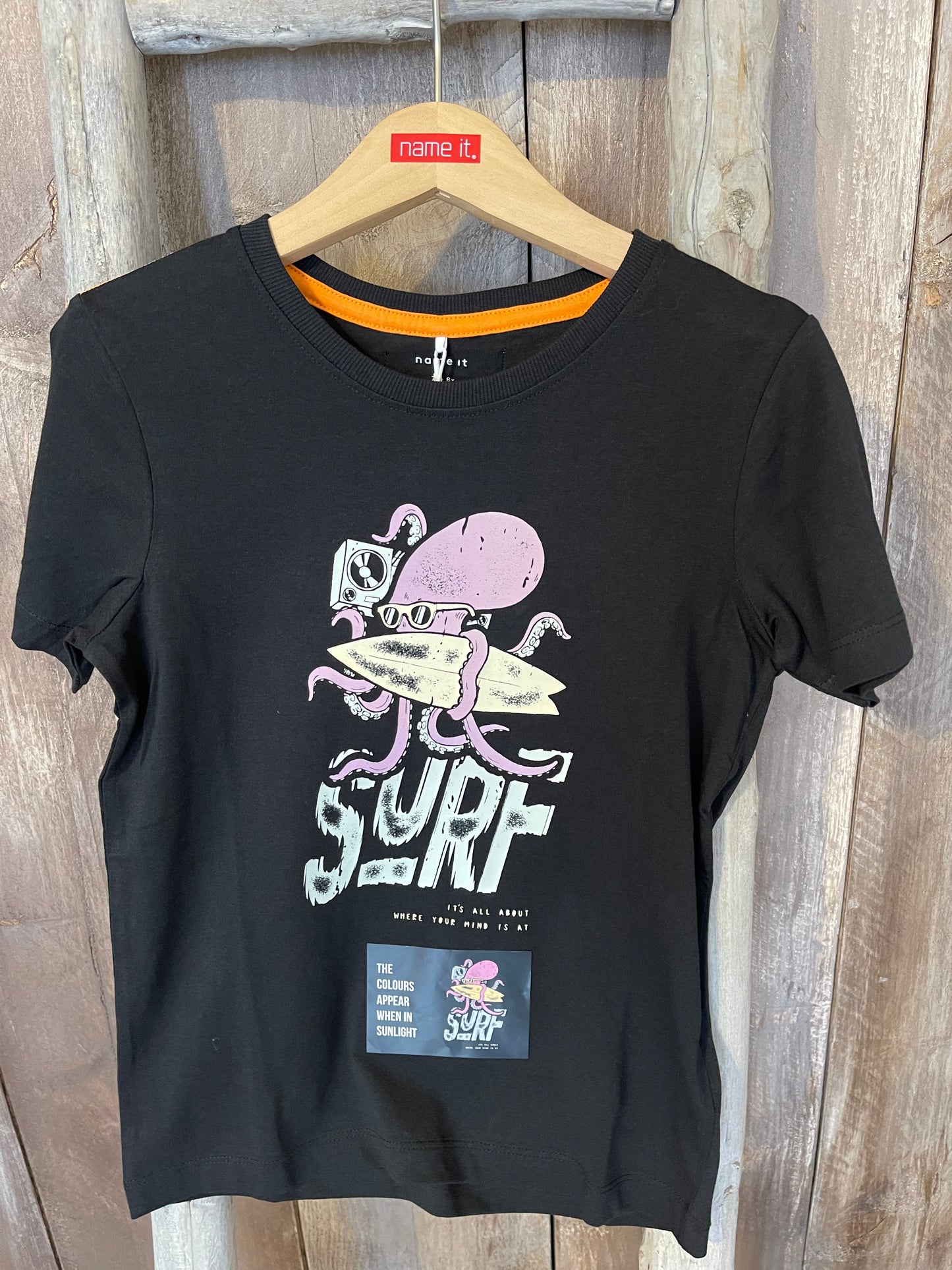 T-Shirt Sun Kids Boys black