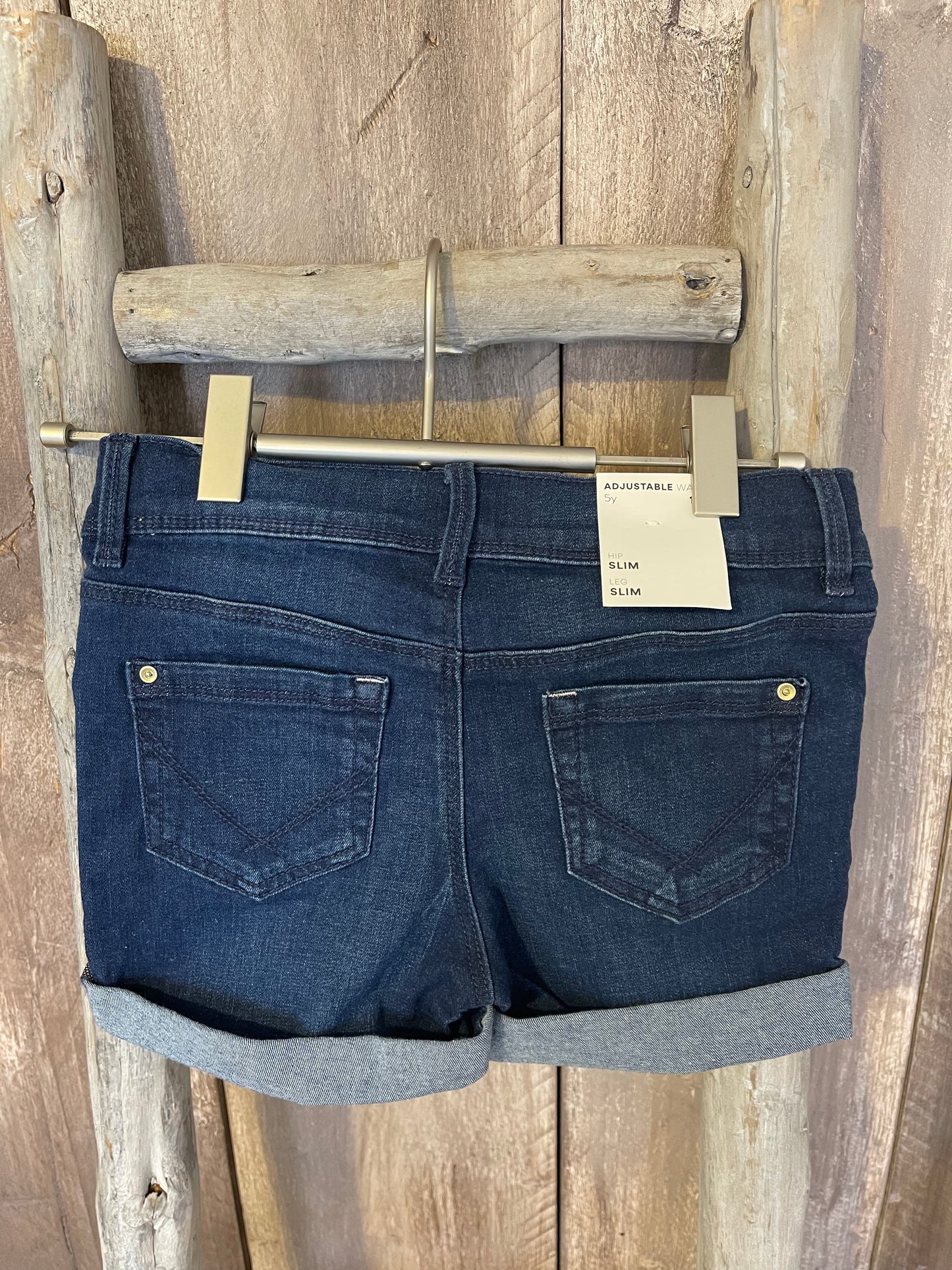 Jeans- Shorts in dunklem Blau Kids Girls