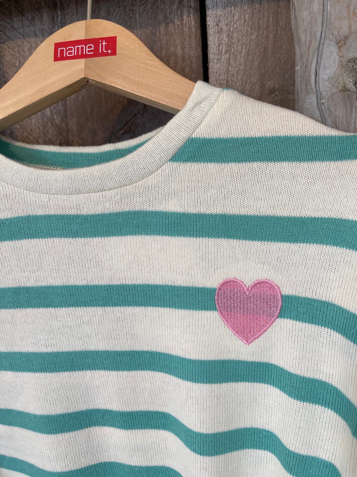 Strickpullover Kids Girls Creme-Mint