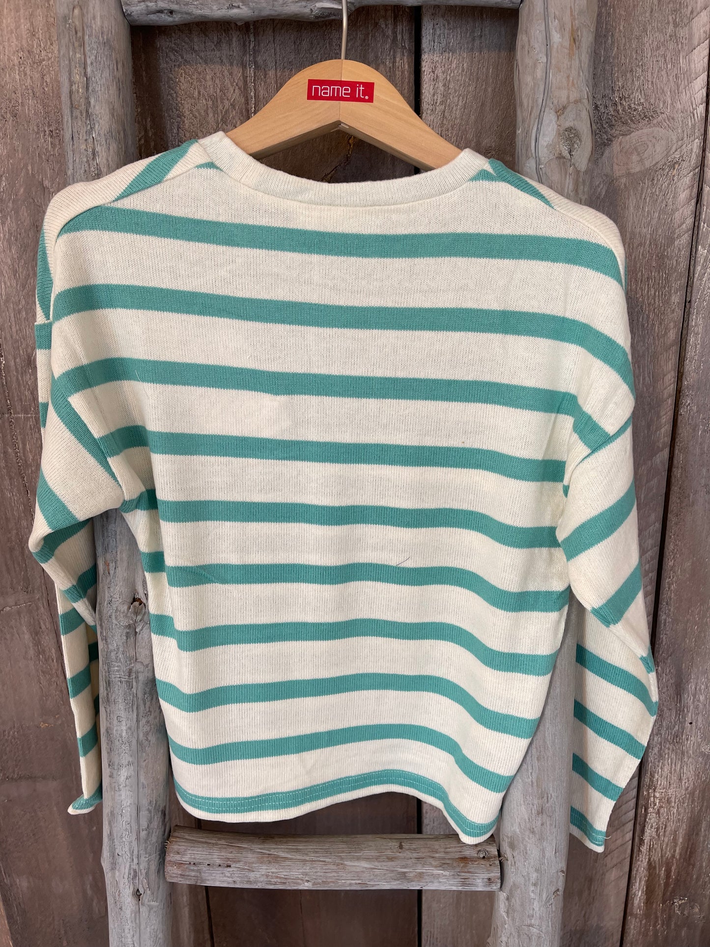 Strickpullover Kids Girls Creme-Mint