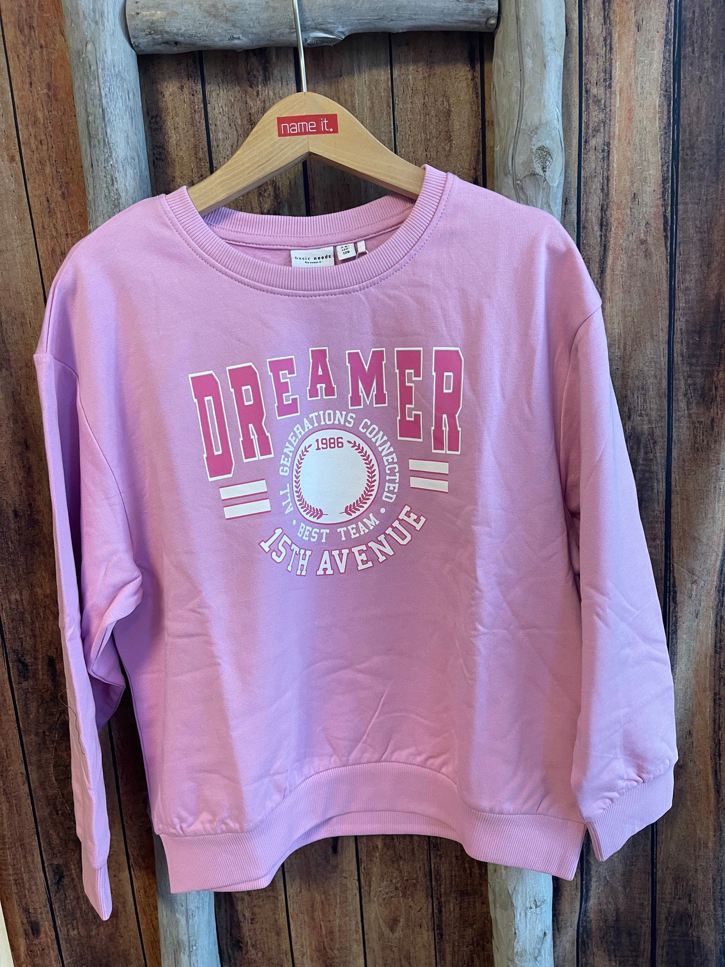 Sweatshirt Kids Girls Dreamer pink
