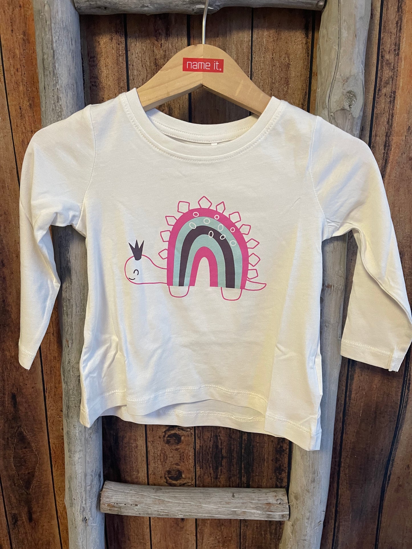 Longsleeve Mini Girls creme Turtle