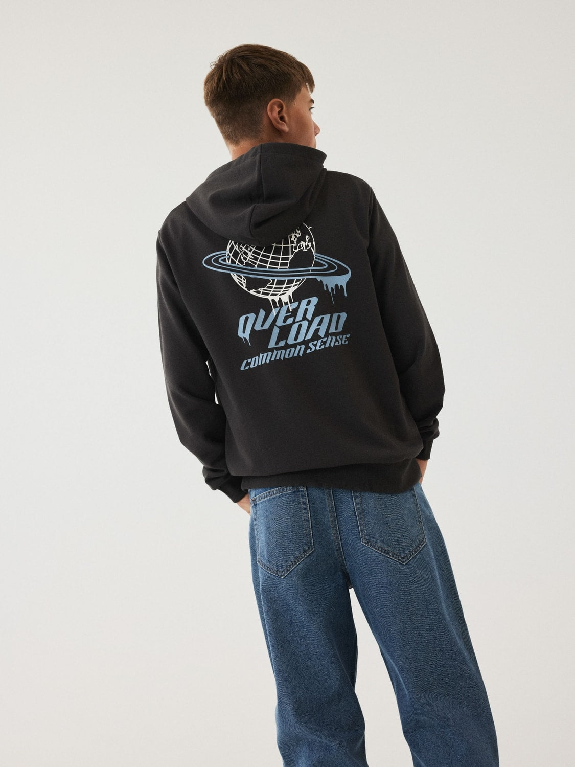 Hoodie Overload grau