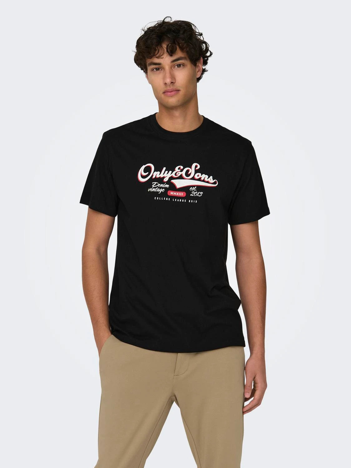 T-Shirt Only & Sons black Man