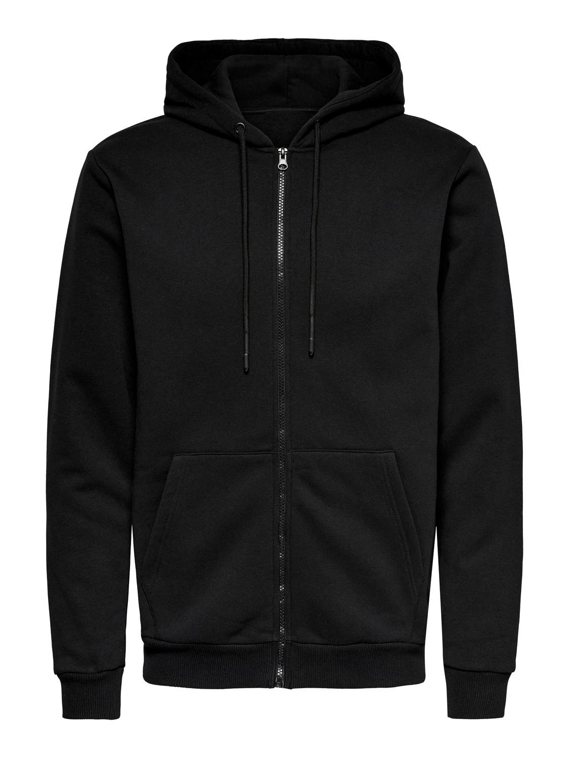 Sweatjacke black