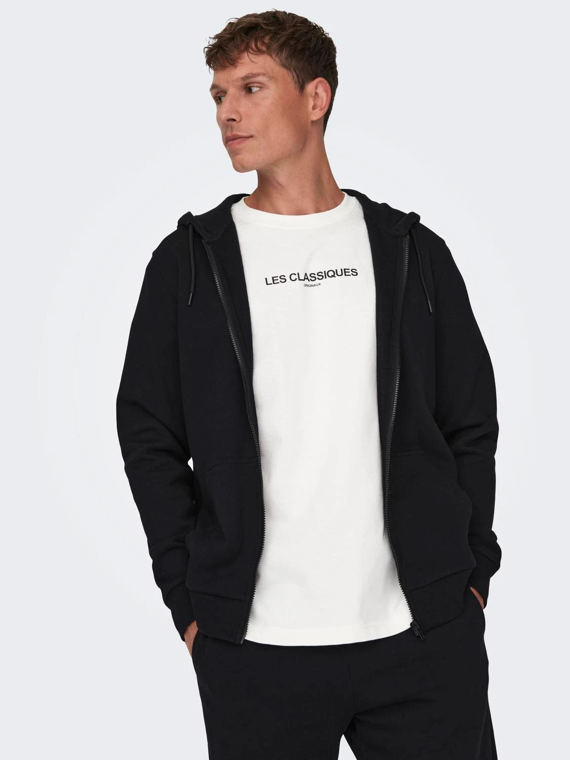 Sweatjacke black