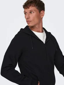 Sweatjacke black
