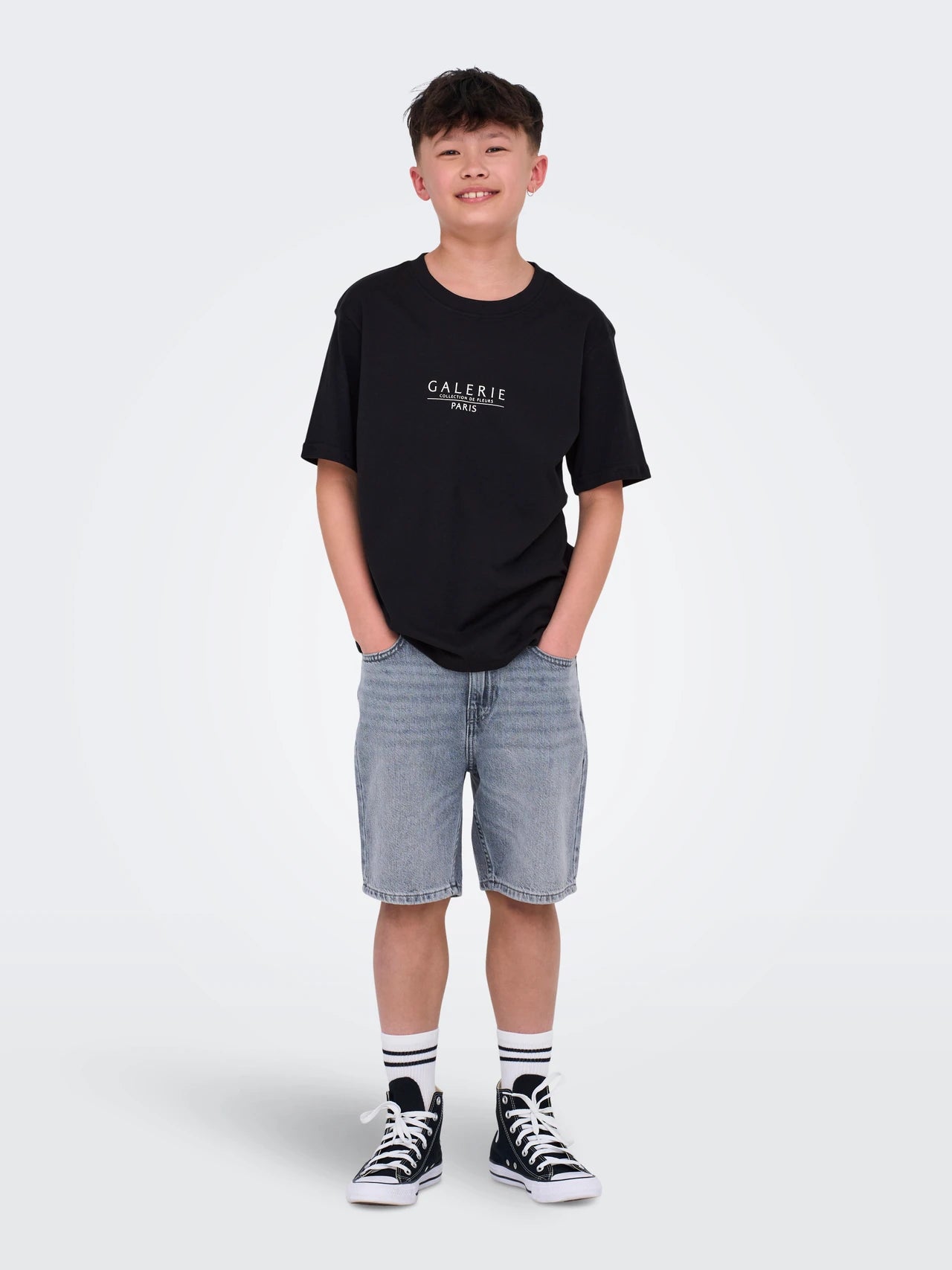 T-Shirt Kids Boys black Galerie