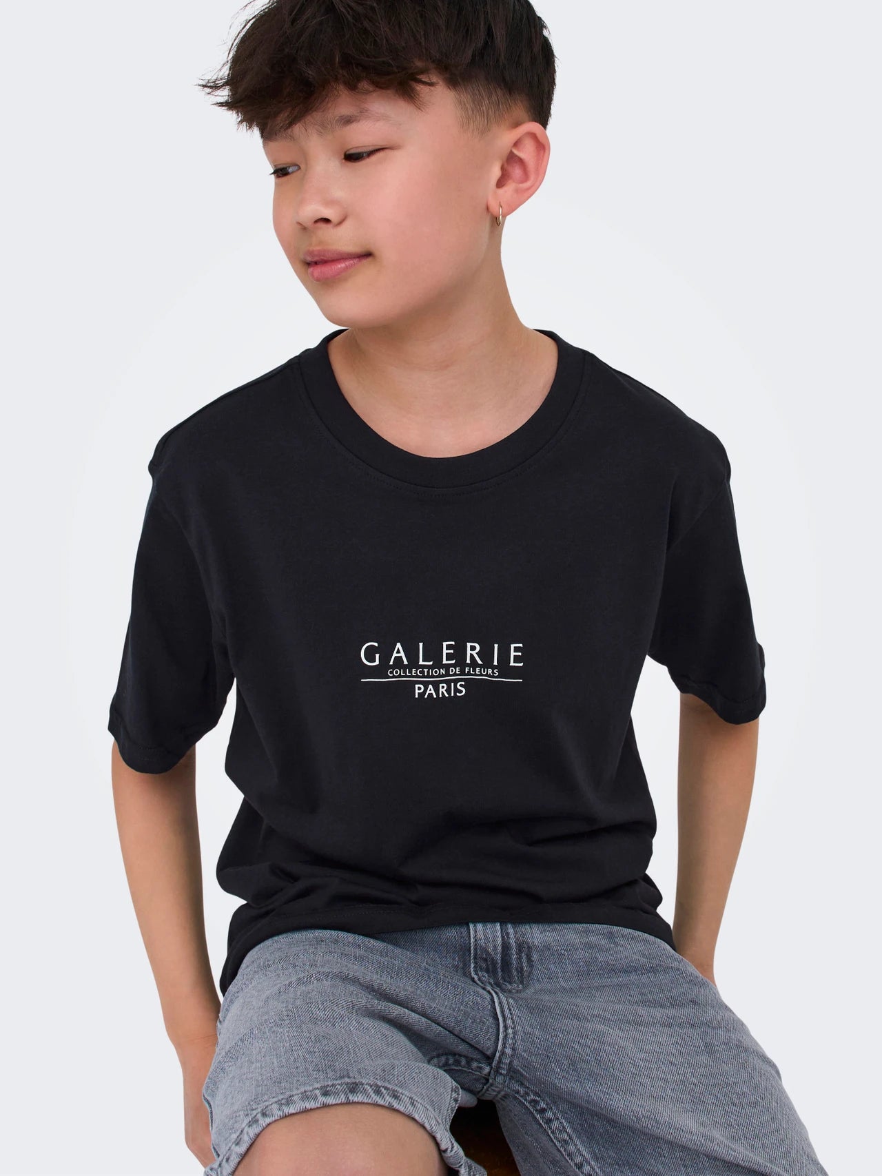 T-Shirt Kids Boys black Galerie